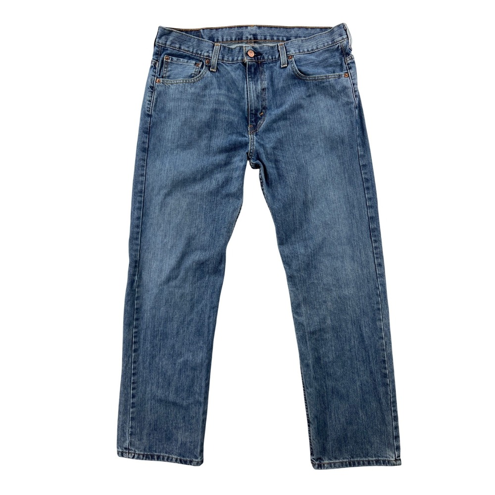 Levis 569 Loose Straight Jeans Men 34x32 (fit 36x31) Medium Wash Y2K Skate Denim